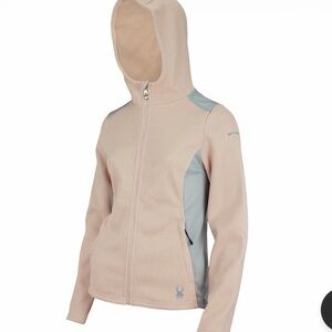 Spyder Layna Full Zip Jacket in Misty Rose, Small